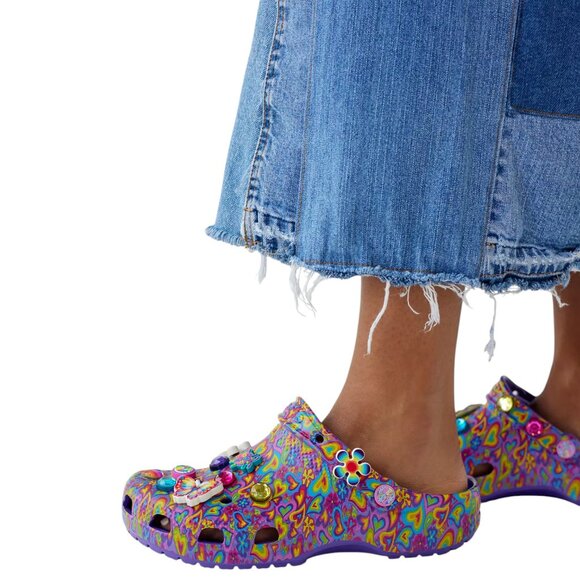 Lisa Frank x Crocs Classic Clog Urban Outfitters Rare Women's Size 12 Men's 10 - Picture 1 of 13